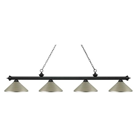 Z-Lite 4 Light Island/Billiard Light 200-4MB-MAS